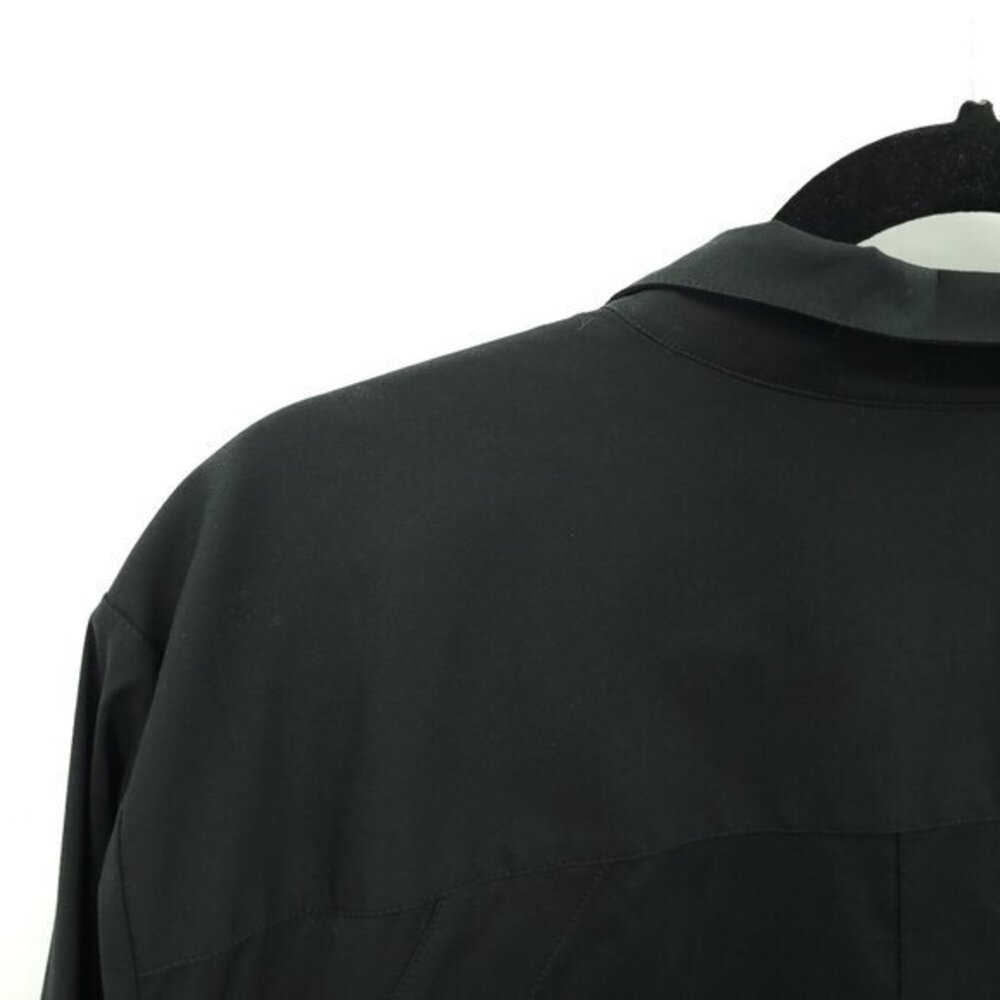 Lafayette 148 New York Plus Marla Cotton-Blend Covered Button Collared Top XXL - Picture 11 of 16